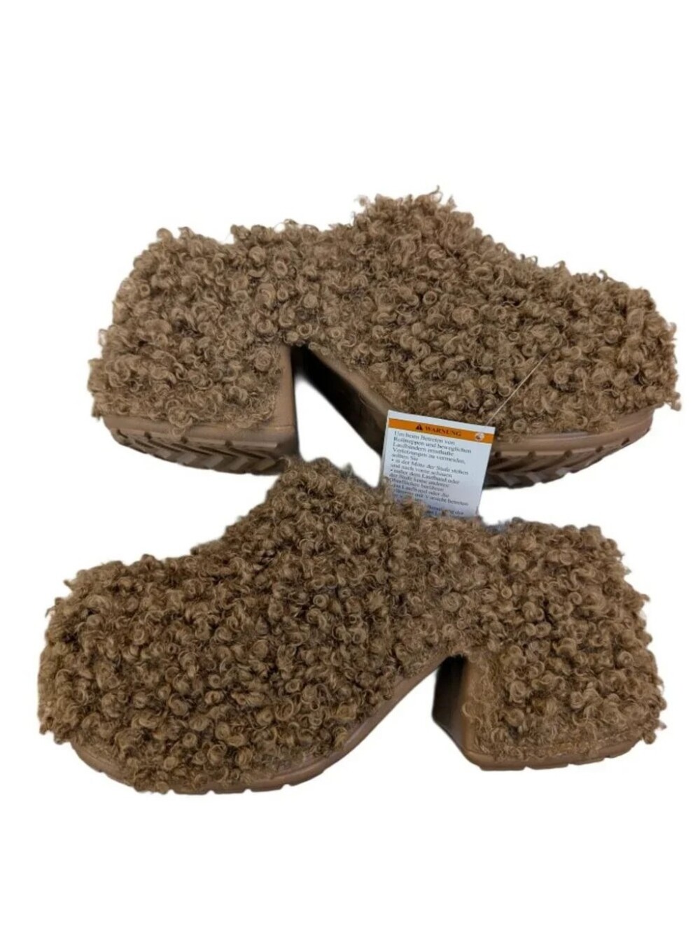 Crocs Doodle Fur Siren Size 9 Platform